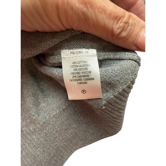 Fairway & Greene Men's Golf Cardigan with Professor Patches Gray XL - Picture 4 of 5